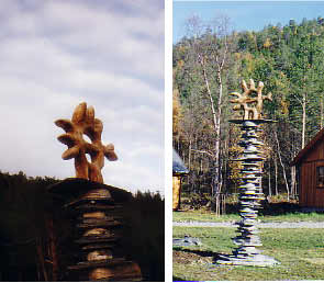 sculpture Norway wood carving